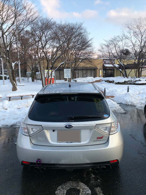インプレッサ ハッチバックの東北道・雪道ドライブ・紫波サービスエリア・温泉に関するカスタム事例の投稿画像3枚目