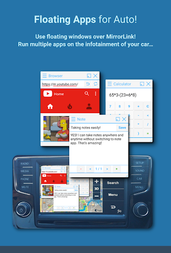 PC u7528 Full MirrorLink | Floating Apps for Auto 1