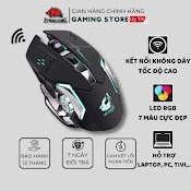 Chuột Không Dây Cao Cấp Ziyoulang X8 Gaming Mouse Pin Sạc, Led Rgb 7 Màu, Kết Nối Wireless 2.4Ghz, Phù Hợp Pc/Laptop