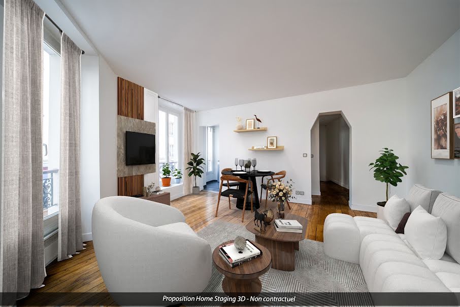 Vente appartement 2 pièces 51.76 m² à Paris 11ème (75011), 449 000 €