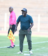 Chippa United co -coach Kwanele Kopo on the field.