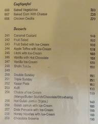 Rajwada Restaurant And bar menu 3