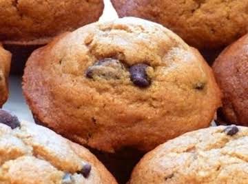 Pumpkin Chocolate Chip Muffins