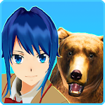 Cover Image of Baixar Simulador de Escola de Animais. meninas e vida animal 3.600 APK