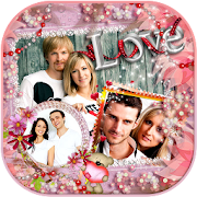 Pink Love Photo Collage Maker  Icon