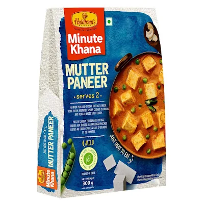 Haldirams Ready To Eat - Mutter Paneer (del) - 300 g