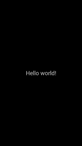 Hello World My First App