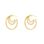 Hollow Twist C Ear Ring