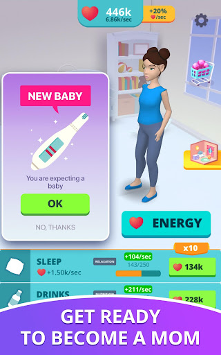 Baby  Mom - Pregnancy Idle 3D Simulator