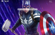 Captain America Thors Hammer New Tab Theme small promo image