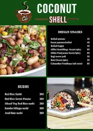 Coconut Shell menu 4