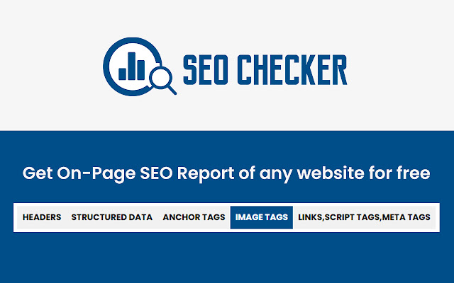 SEO Checker chrome extension