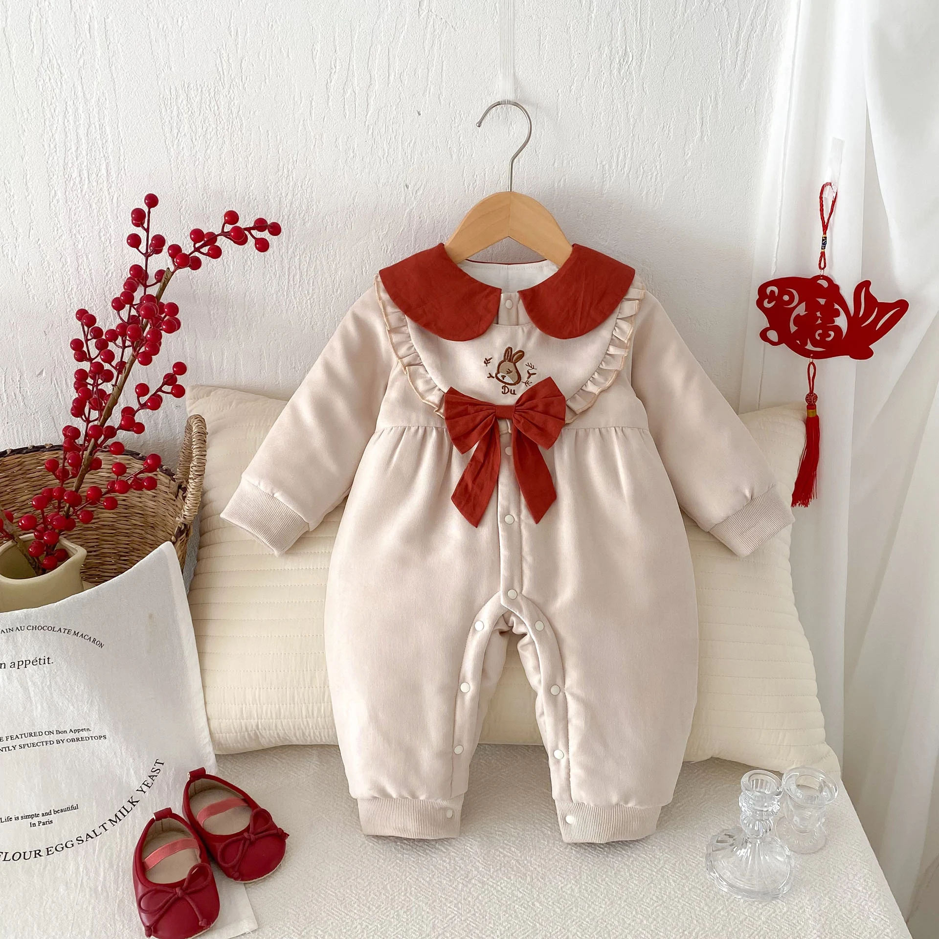 Title 10, Babies Autumn And Winter Baby Thick Quilted Jum...