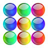 Bubble Shooter with aiming icon