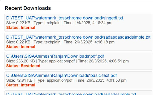 SISA Radar Download Monitor