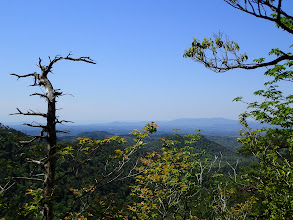 右に笹ヶ峰