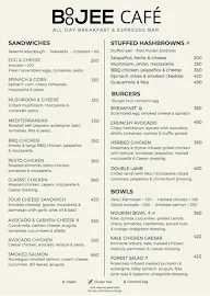 Boojee Cafe menu 6