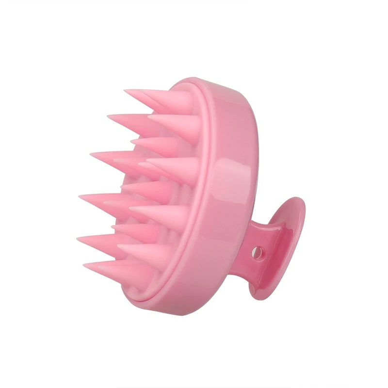 Brosse de shampooing en silicone pour massage du cuir chevelu, accessoire de lavage des cheveux, anti-pelliculaire et anti-démangeaisons, salon à domicile.