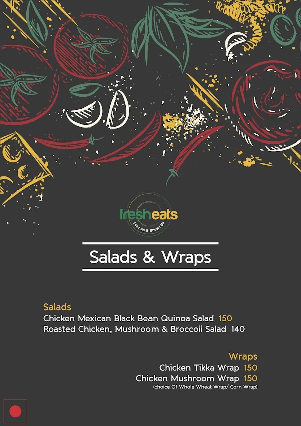 FreshEats menu 