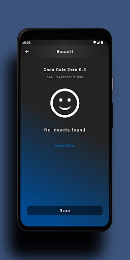 Screenshot Insect Food Scanner