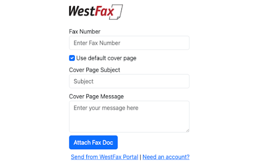 WestFax - Email to Fax