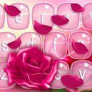  скачать  Pink Rose Keyboard 