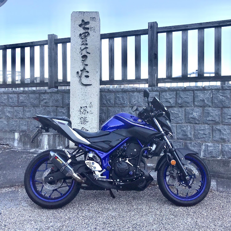 ニッシイさんが投稿した七里の渡し跡・夕方散歩・YAMAHA MT25・MT25・RG10Jに関するカスタム事例の投稿画像1枚目