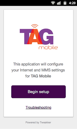 TAG Mobile APN Setup