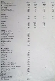 Hotel Prachi menu 6