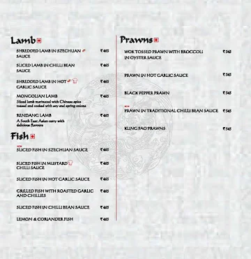 Berco's menu 