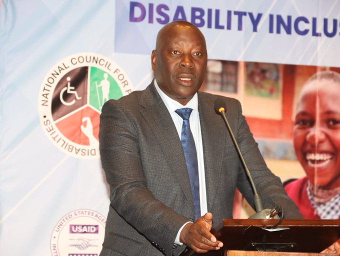 Social Protection PS Joseph Motari at the Disablity Inclusion Forum