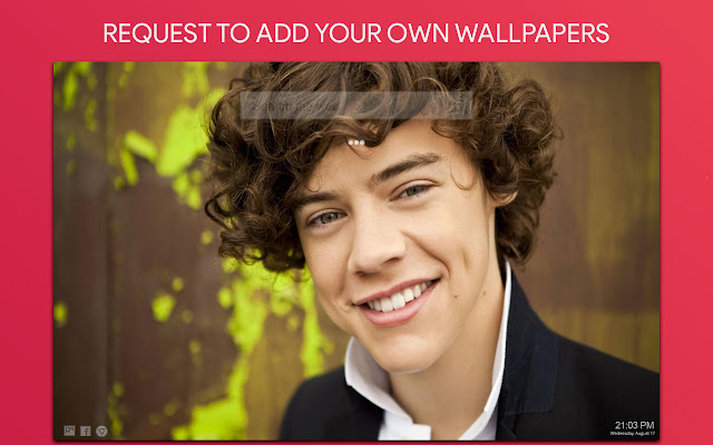 Harry Styles Wallpaper HD Custom New Tab