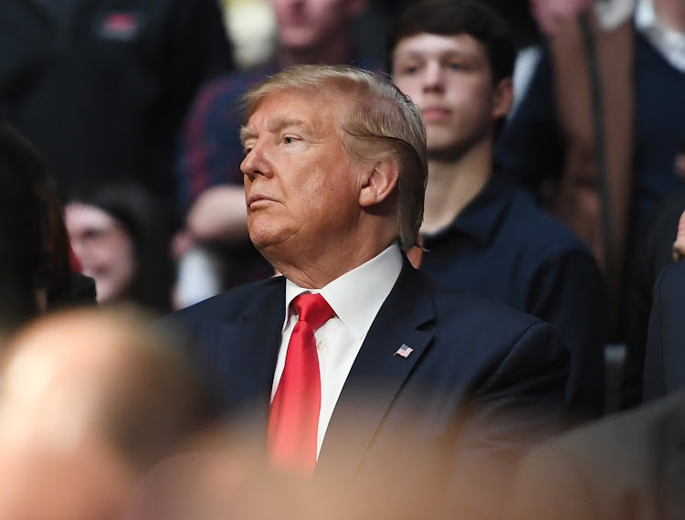 President Donald J. Trump attends UFC 244 at Madison Square Garden on Saturday, November 2, 2019.