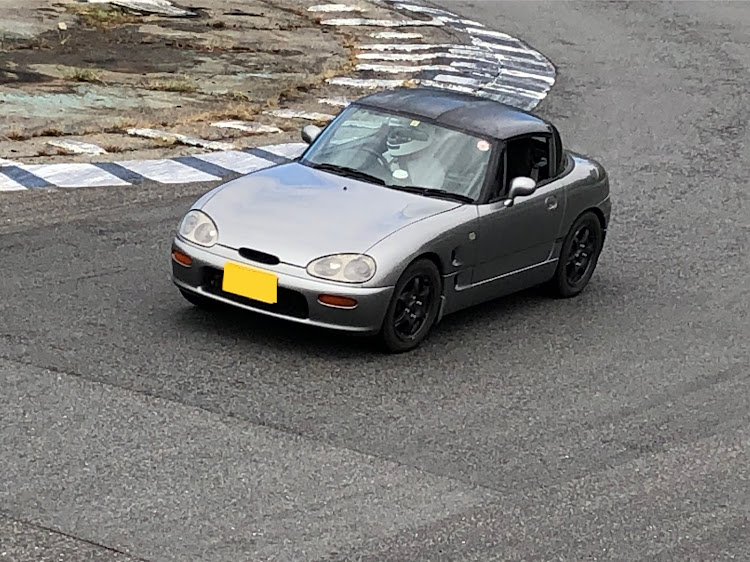 アルトラパンの本庄サーキット・ステッカー・初サーキット・Sタイヤ・ドラシャ脱臼に関するカスタム事例の投稿画像8枚目