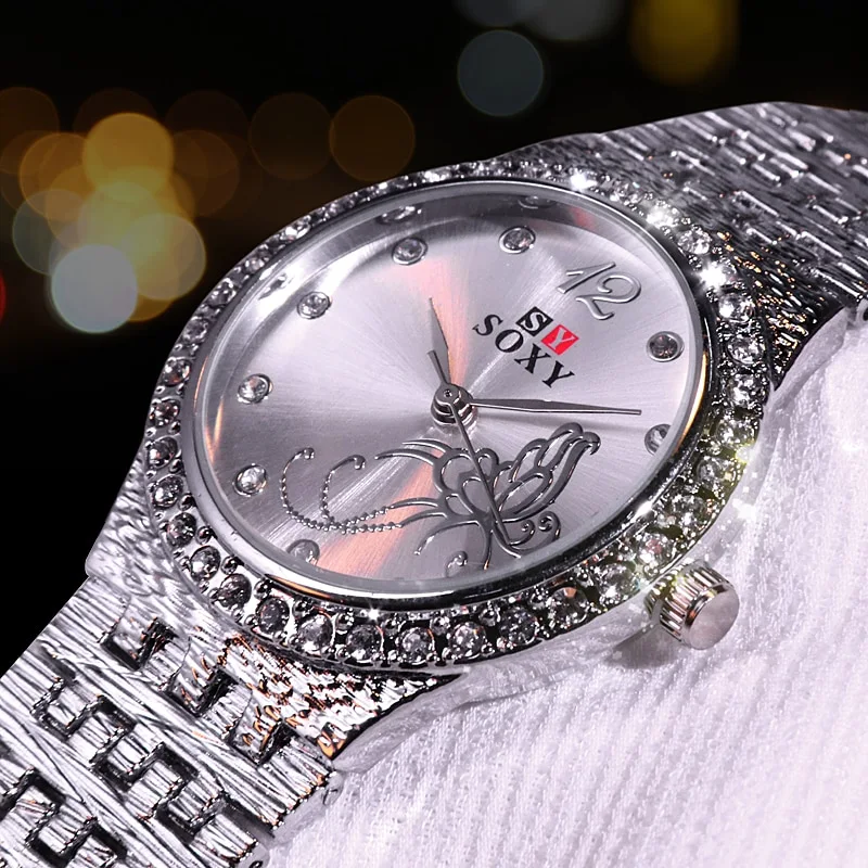 Flower Butterfly Exquisite Casual Ladies Watch Female Clock