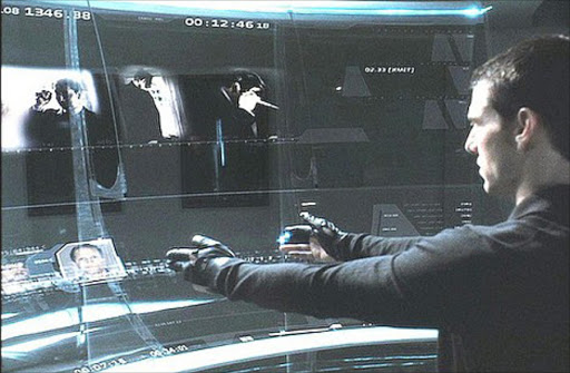 The film Minority Report predicted we would be using interactive computer screens