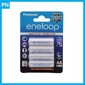 Pin Sạc Panasonic Aa Eneloop 4 Viên 1900 Mah - 2100 Lần Sạc