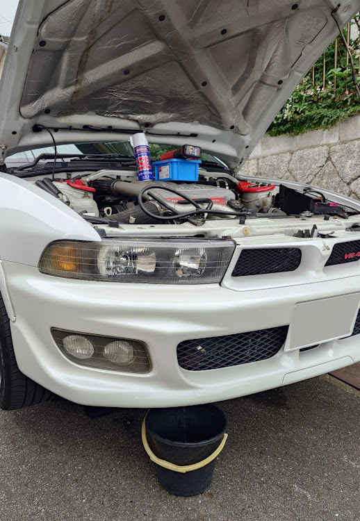 ギャランのDIY・クーラント交換・車維持りに関するカスタム事例の投稿画像2枚目