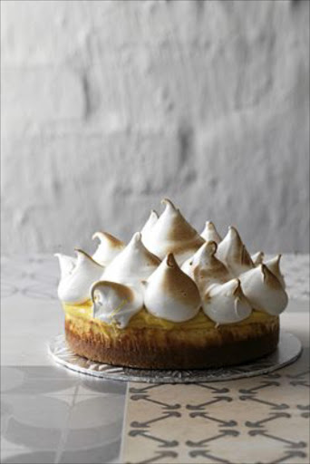 Lemon meringue cheesecake.