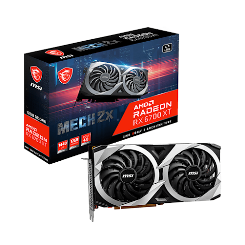 Card màn hình MSI RX 6700 XT MECH 2X 12G OC 12GB GDDR6 