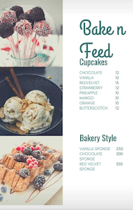 Bake N Feed menu 1