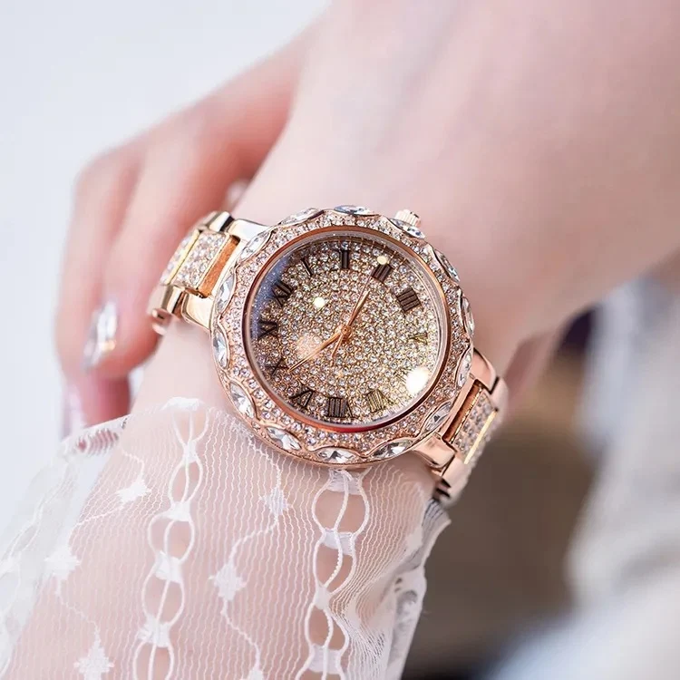 Title 6, Womens Fashion Quartz Watch Set With Diamonds ...