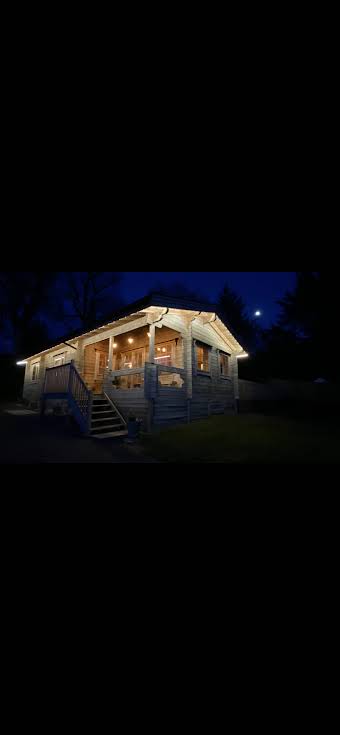 log cabin lighting album cover