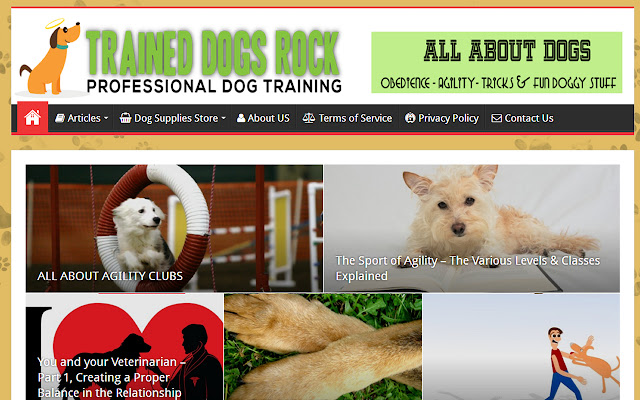 Trained Dogs Rock chrome extension