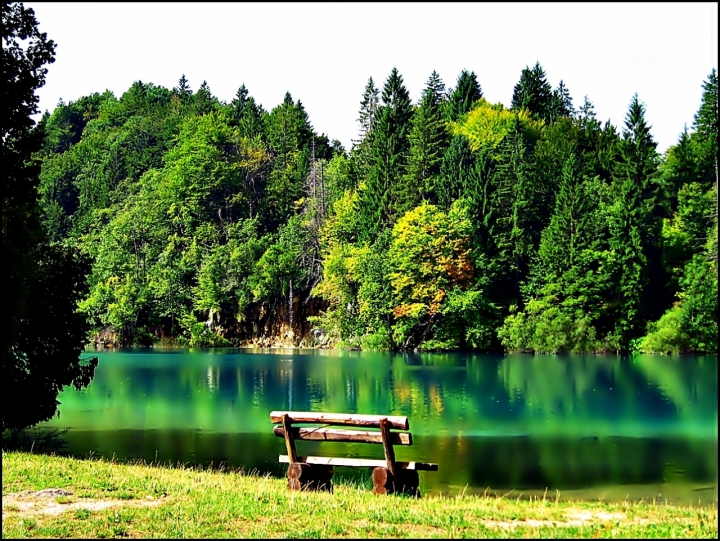 La panchina di plitevice di lonni