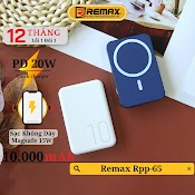 Sạc Dự Phòng Không Dây 10000Mah Chính Hãng Remax Rpp 65 Hỗ Trợ Sạc Không Dây 15W Và Sạc Nhanh 2 Chiều 20W Remax Việt Nam