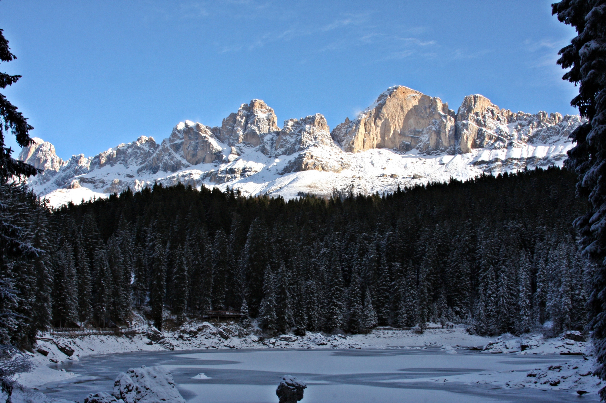 Carezza sotto le dolomiti di EF