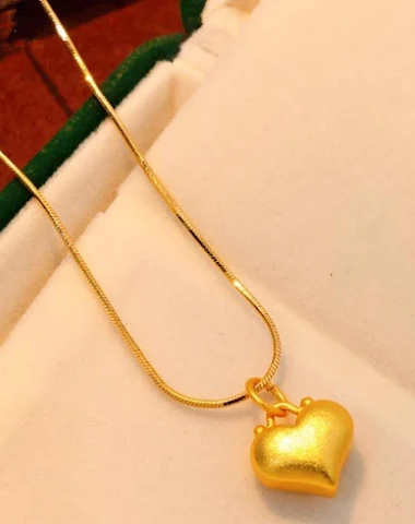 Heart Love Heart Pendant Necklace B - 0