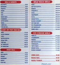 Dhanalaxmi Cold Drinks menu 2