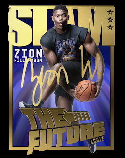 Zion Williamson: SLAM Future Issue GOLD AUTOGRAPHED (#8 of 20)
